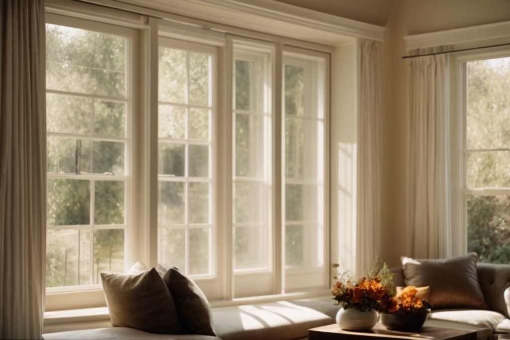 Sacramento home interior with UV protection window film