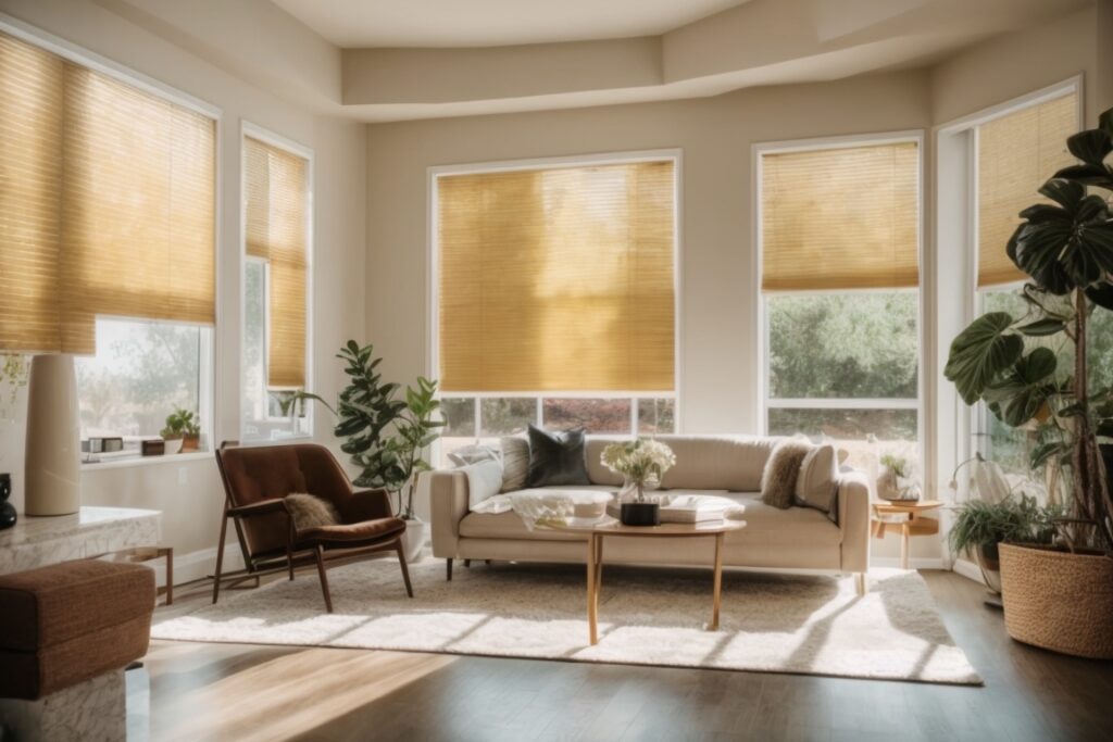 Sacramento home interior with decorative opaque window films
